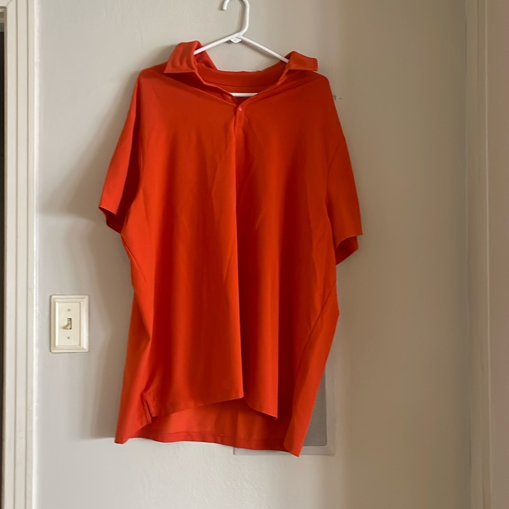 Men’s orange summer shirt